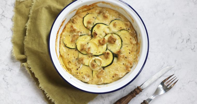 Courgette and Feta Bake