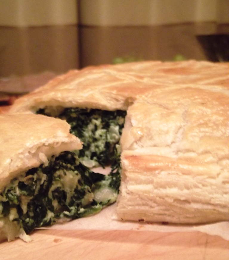 Vegan Cheese and Spinach Pie