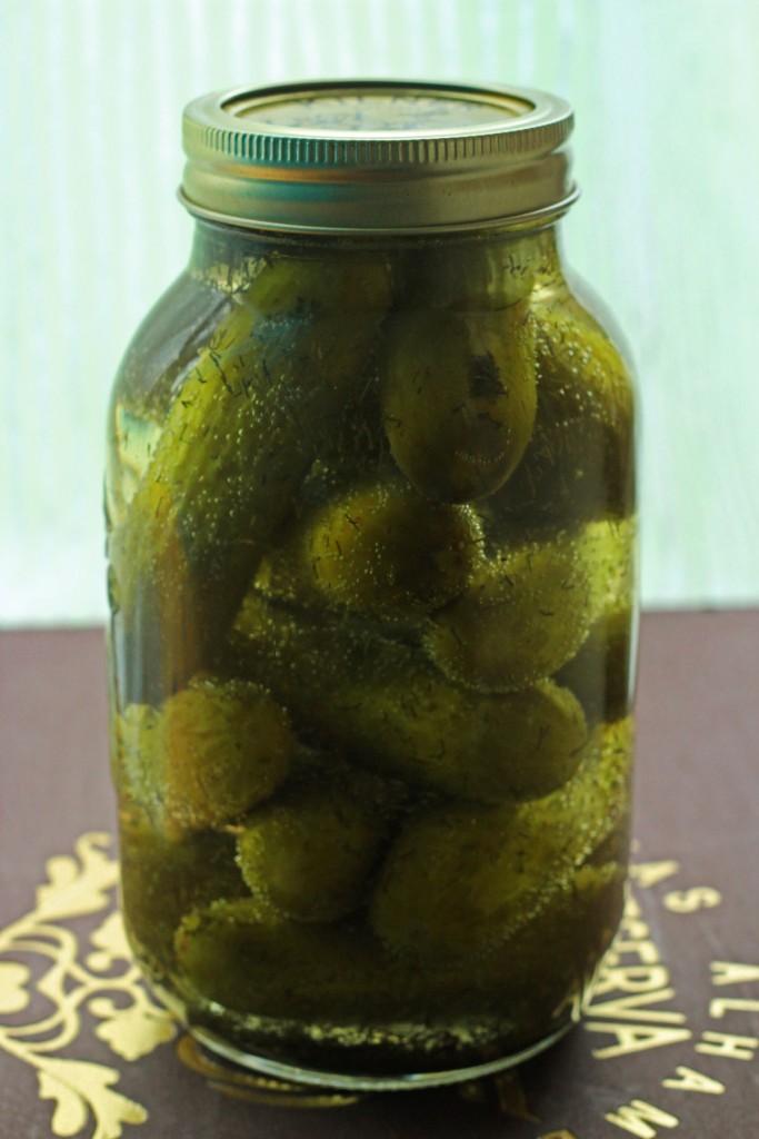 Pickled Gherkins from Supper in the Suburbs