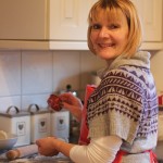 Mum making mince pies