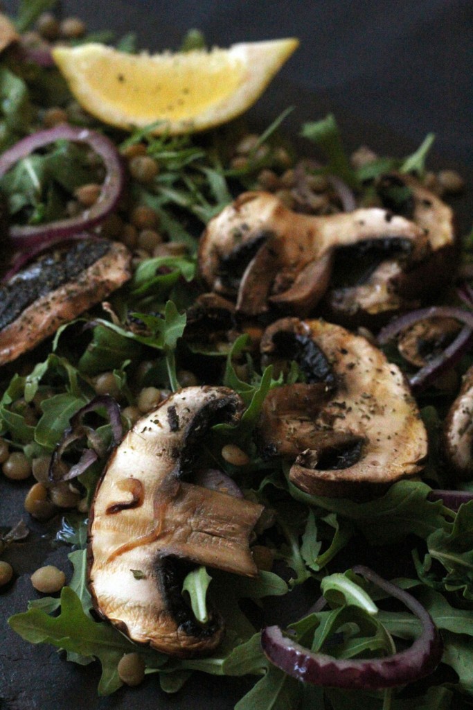 Mushroom and Lentil Salad from Supper in the Suburbs