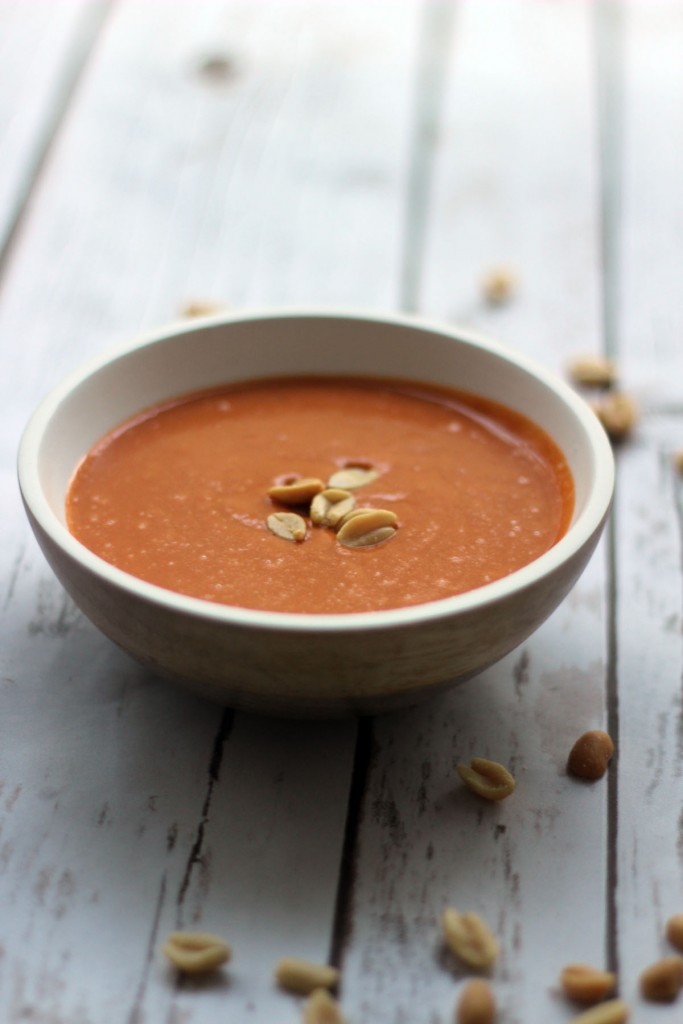 Peanut Soup recipe at Supper in the Suburbs