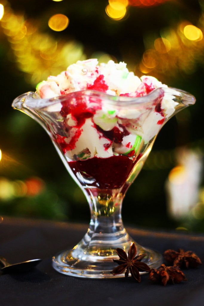 Cranberry Eton Mess is a fun and fruity Christmas dessert that is light on the lips