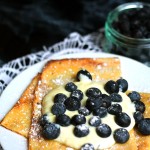 These Scandinavian Oven Baked Pancakes are light and fluffy best served with yogurt and fresh blueberries