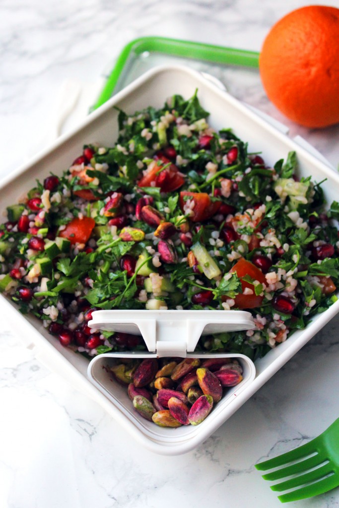 Pistachio and Pomegranate Tabbouleh is a fresh and vibrant salad perfect for lunch