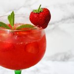This Strawberry and Gin Smash is the perfect summer cocktail, ideal for slowly sipping in front of the Tennis when Wimbledon kicks off later this week! Get the recipe at Supper in the Suburbs!