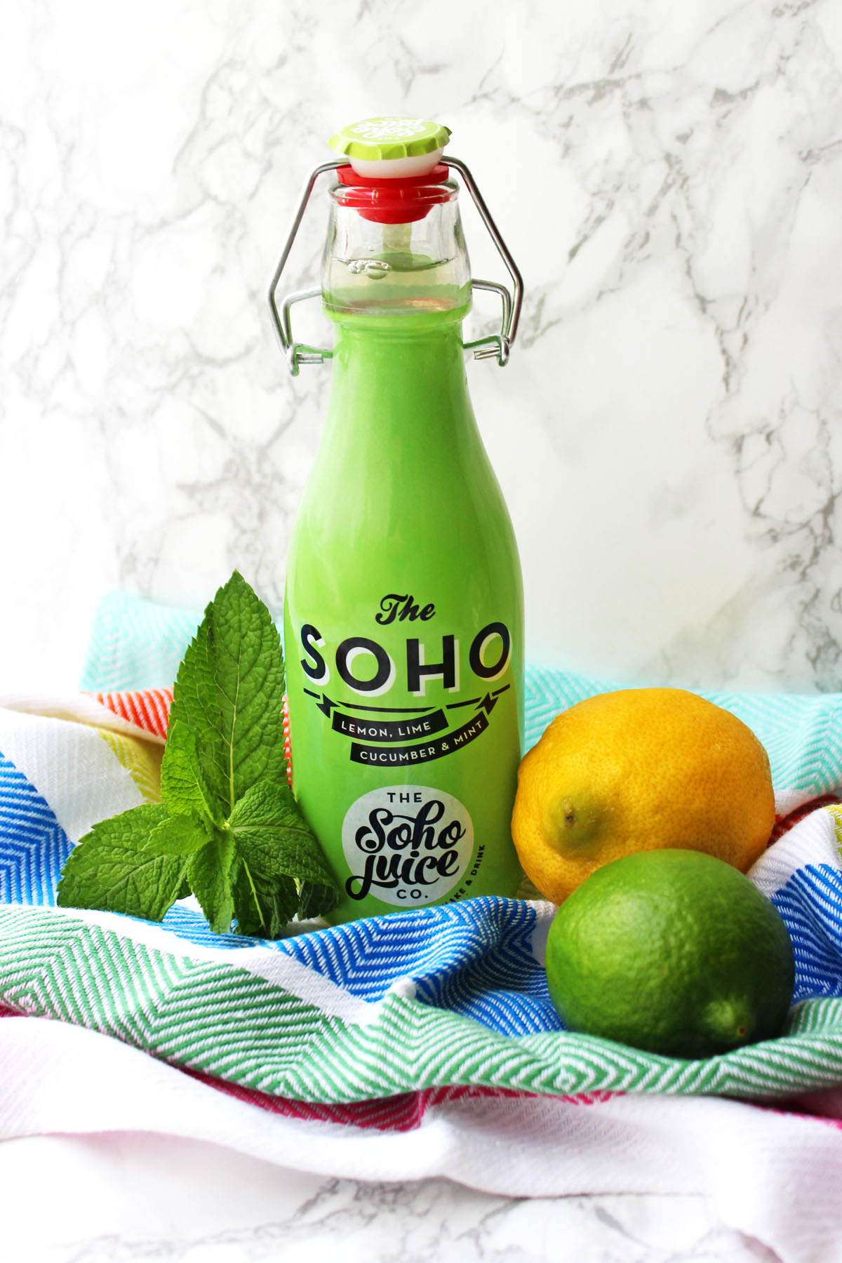 Soho Juice Co is the new kid on the soft drink block. Made with cucumber. citrus and mint it's a really refreshing drink!