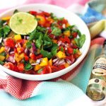 This tequila salsa is tex-mex cuisine at it's finest. Certainly not one to serve up to kids, but definitely one to have at your next adult-only taco bar! Get the recipe at Supper in the Suburbs.
