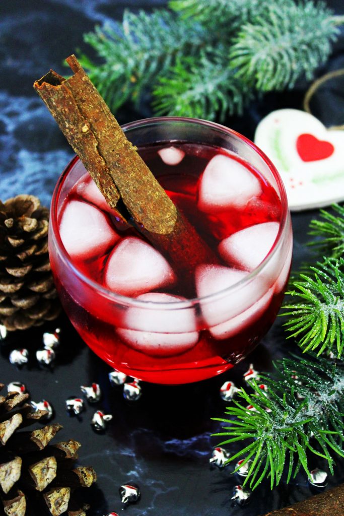 This Christmas Pine Negroni is a fun and festive twist on a classic cocktail. Serve this gin based drink with plenty of ice! Get the recipe at Supper in the Suburbs