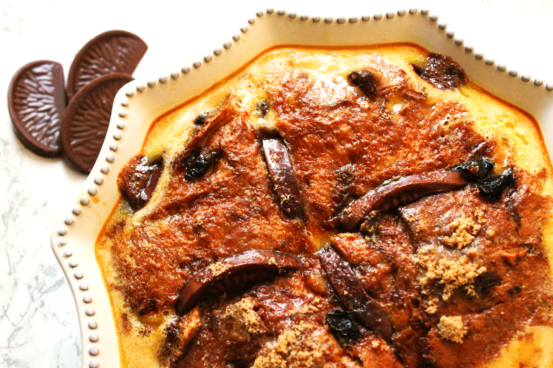Terry’s Chocolate Orange Bread and Butter Pudding