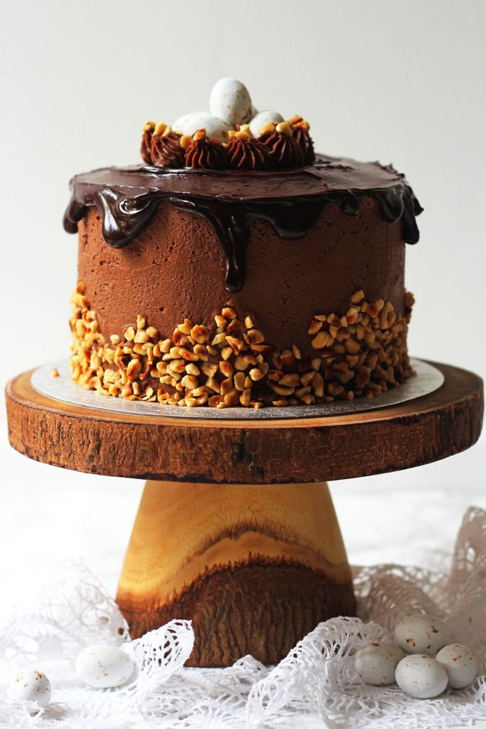 Hazelnut Praline Cake – Whiskers Bakery In