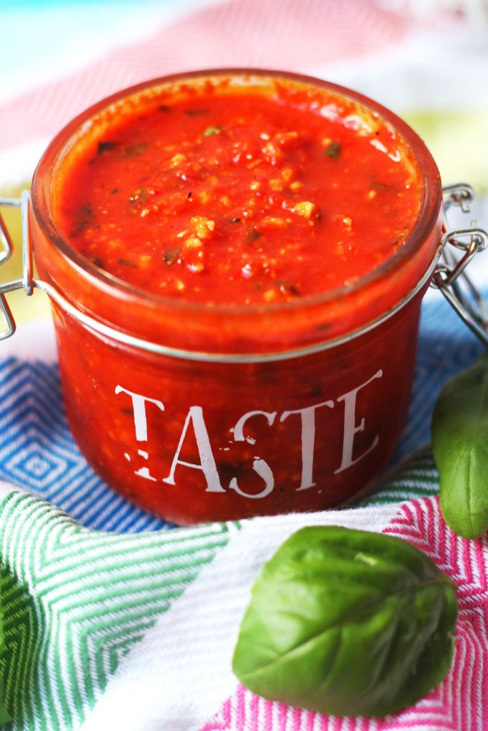 This Red Pepper Pesto with fresh basil is the perfect addition to your summer meals. Stir it through pasta, spread it on bread or use it as a dip! Get the recipe at Supper in the Suburbs!