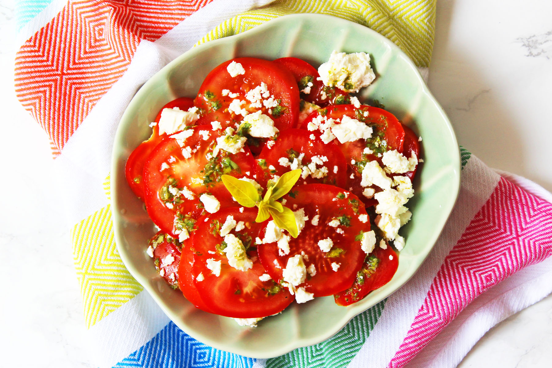 Tomato, Feta and Oregano Salad