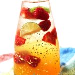 White Wine Sangria is a lighter twist on a Spanish classic. Find out how to make this summer cocktail on Supper in the Suburbs