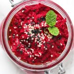 This Beetroot Hummus is packed full of flavour and nutrients! It's great with crudite, pita bread or with falafel! Get the recipe at Supper in the Suburbs!