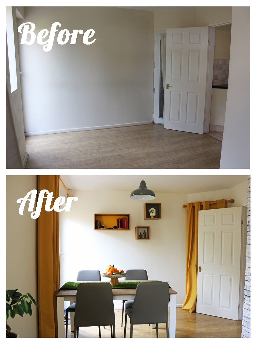 Before and After Dining Room
