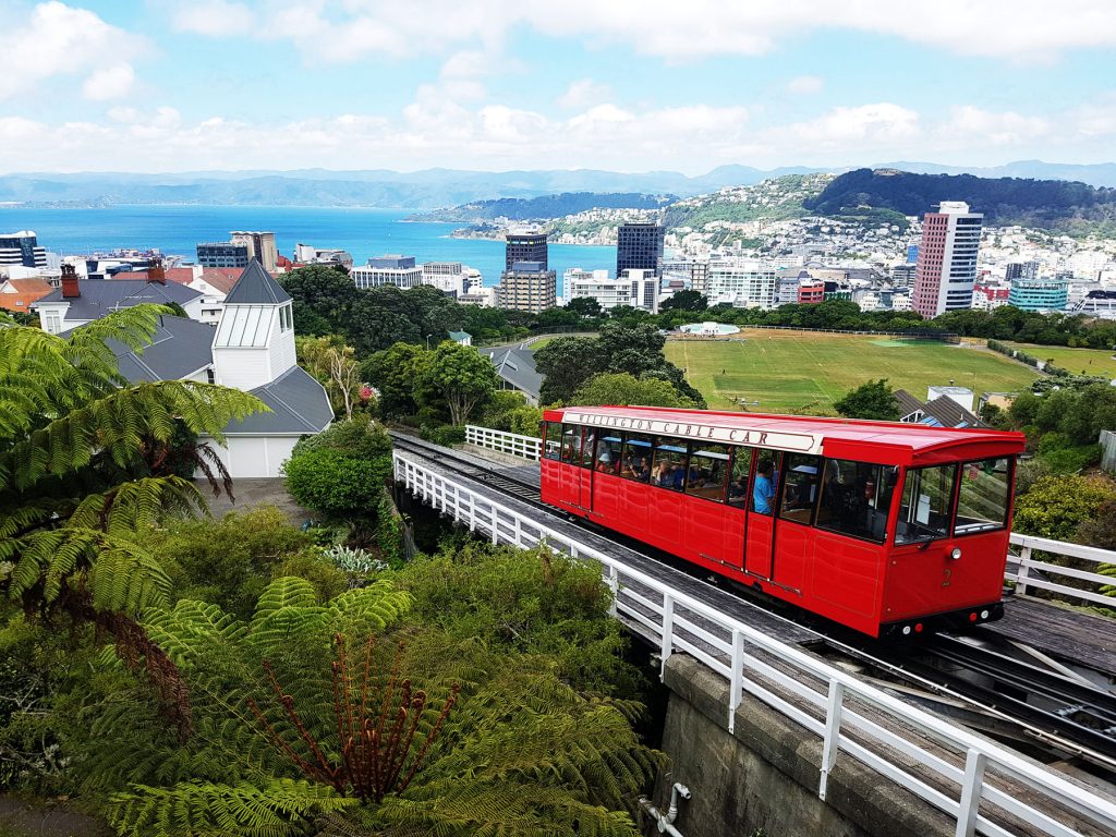 Wellington Cable Car is a must see on your 2 week road trip around New Zealand's north island