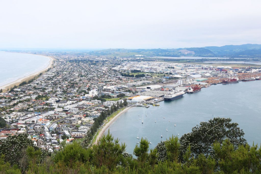 Climb to the top of the Mount for amazing views across the bay of plenty