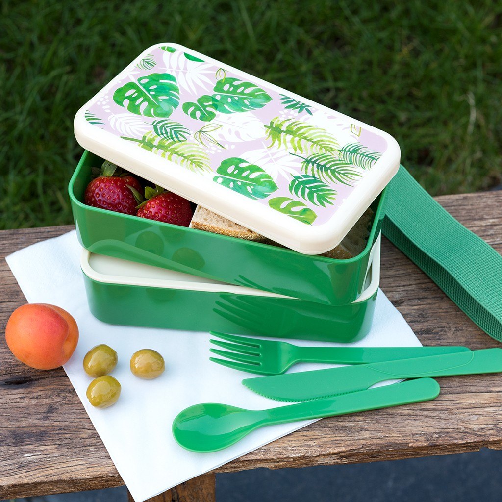 Tropical Palm Adult Bento Box from Rex London (previously Dotcomgiftshop)