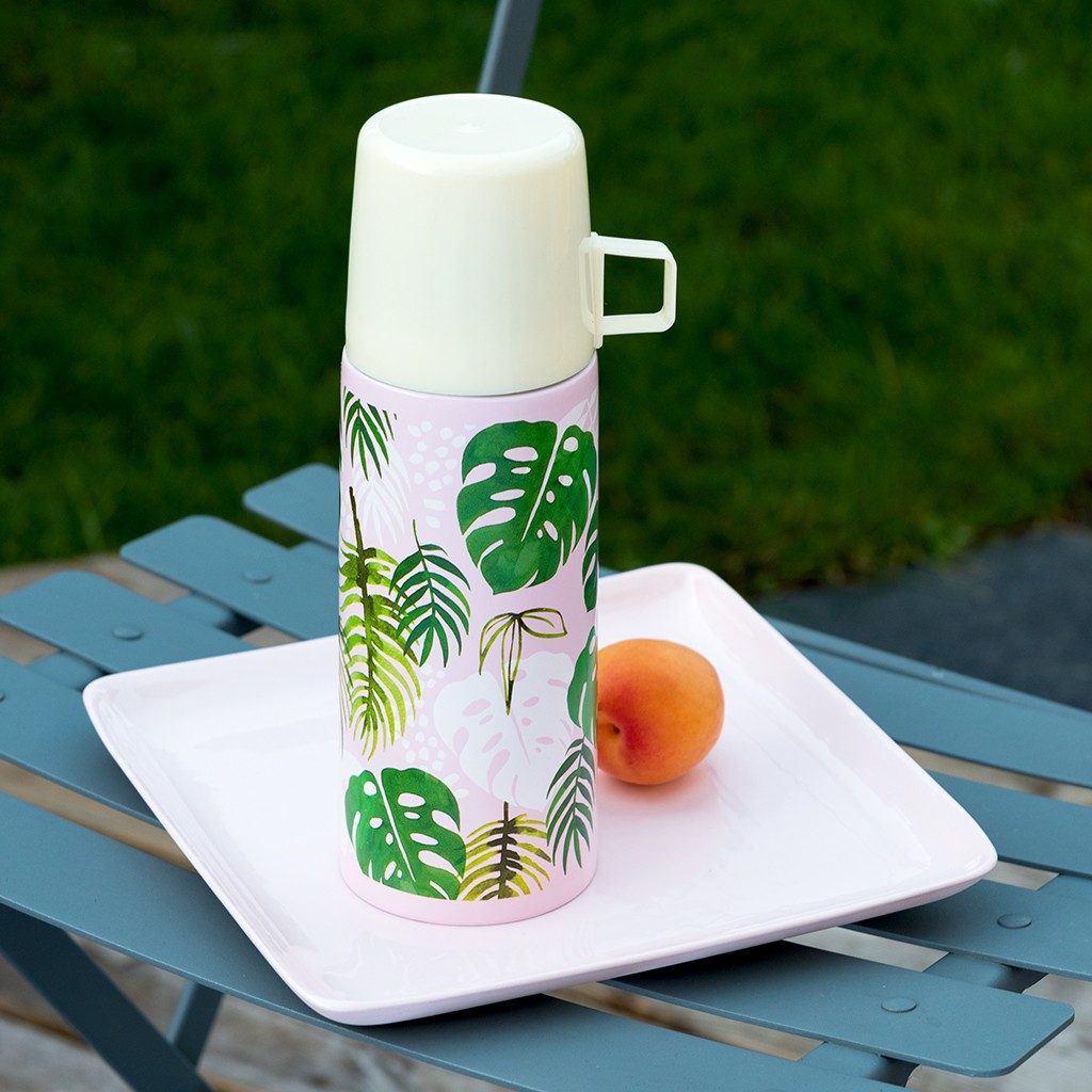 Tropical Palm Flask and Cup from Rex London (previously Dotcomgiftshop)
