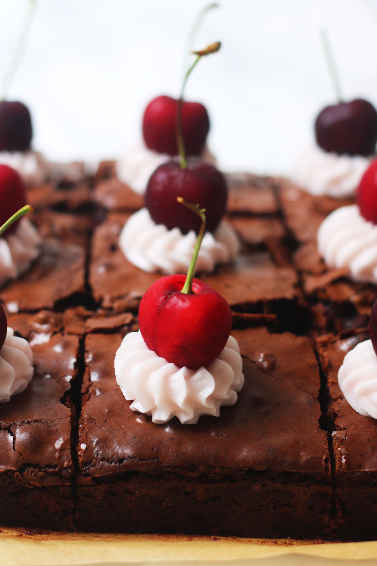 A Cherry and Pecan Brownie