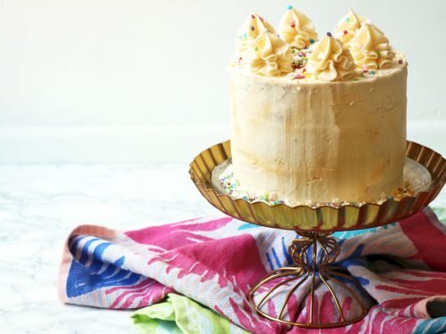 Vegan and Gluten-Free Coconut Birthday Cake