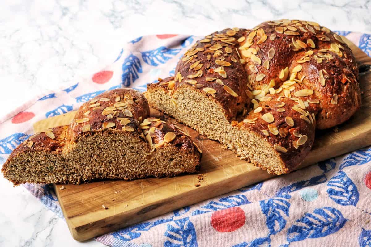 Almond, Citrus and Fennel Plait