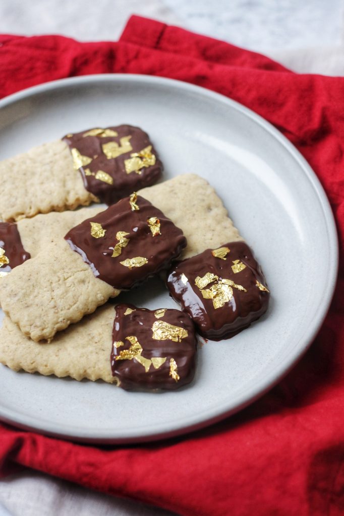 Chocolate Dipped Shortbread Biscuits
