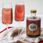 Christmas Royale: made with Sloe Gin and Champagne