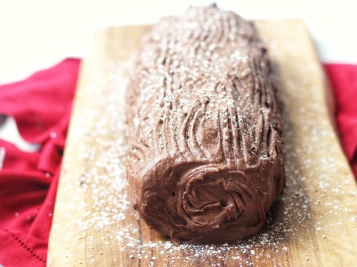 The Best Vegan Yule Log - The Little Blog Of Vegan