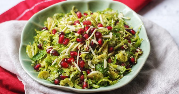 Middle Eastern Inspired Brussels Sprouts Salad