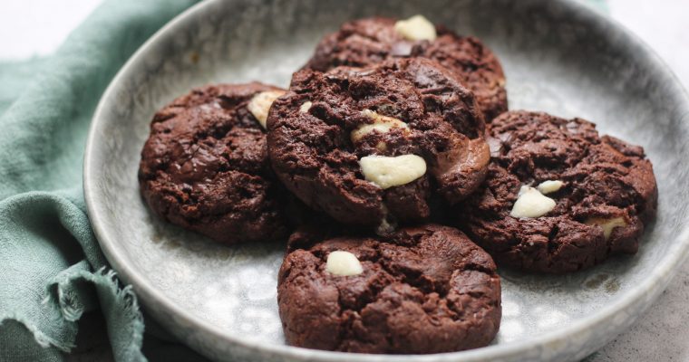 Vegan Triple Chocolate Fridge Cookies
