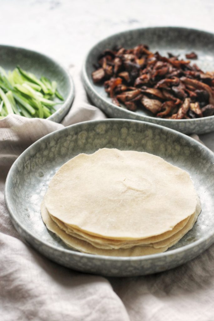 Chinese Steamed Pancakes for crispy duck pancakes