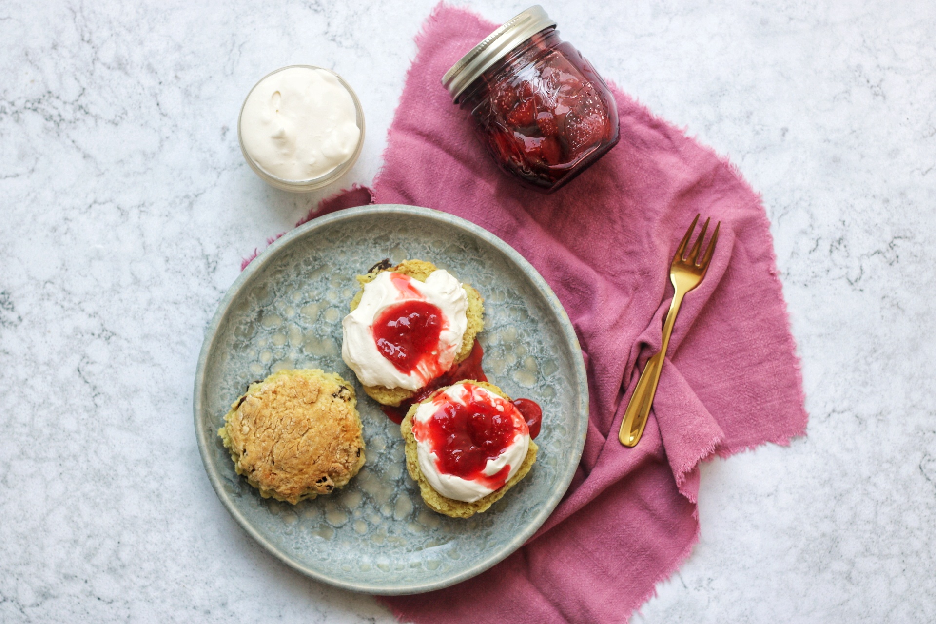 Vegan Fruit Scones