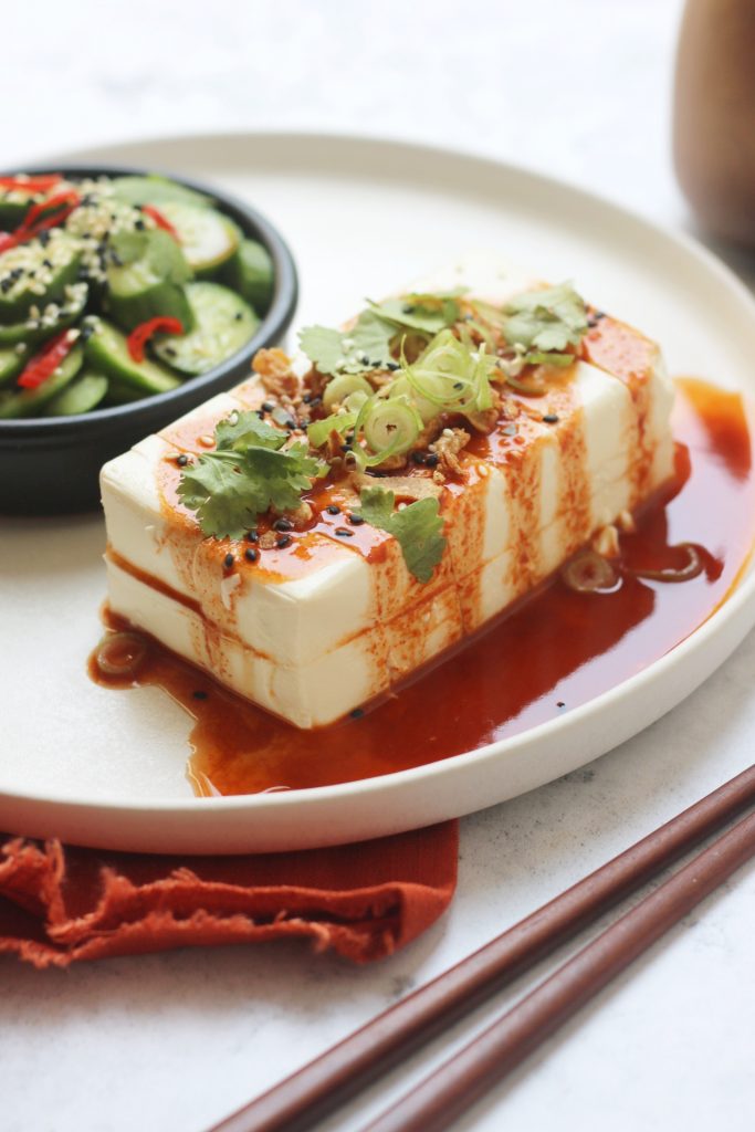 Cold Spicy Silken Tofu