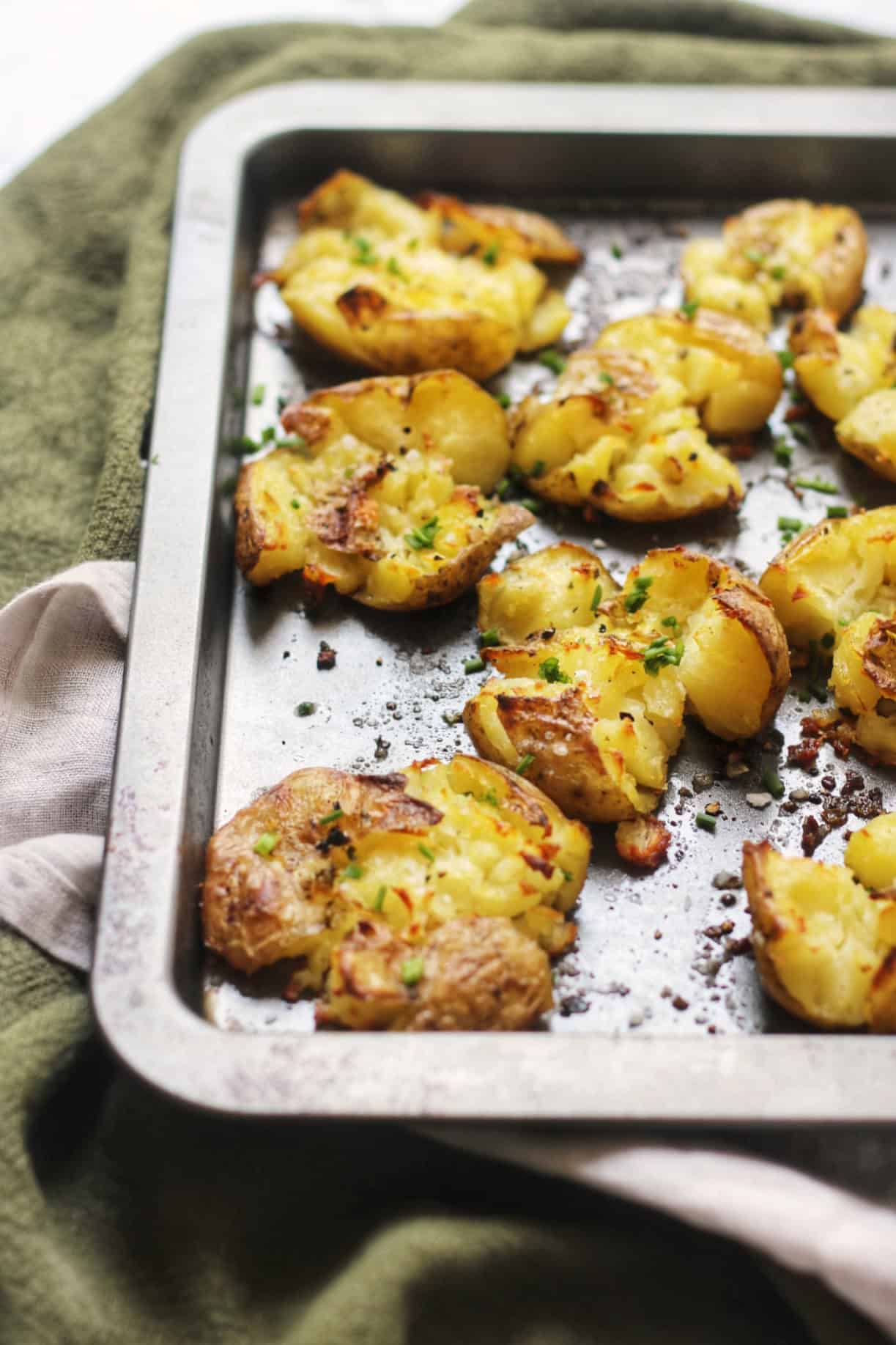 Crushed New Potatoes, Recipe