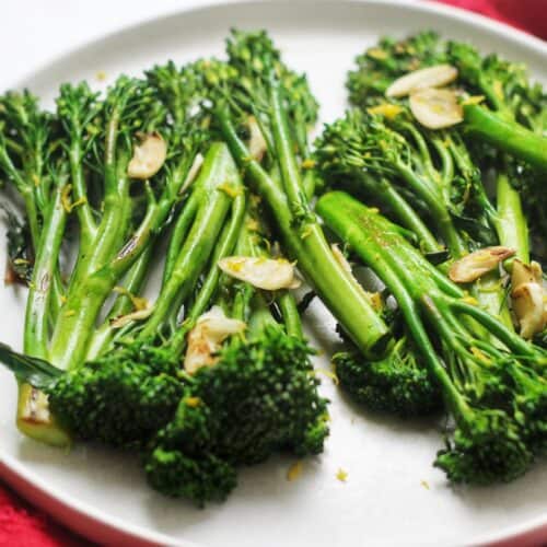 Sautéed Tenderstem Broccoli with Lemon and Garlic