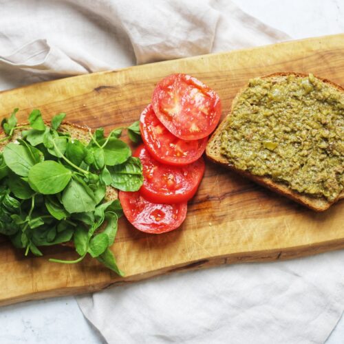 Tomato and Olive Tapenade Sandwich-01