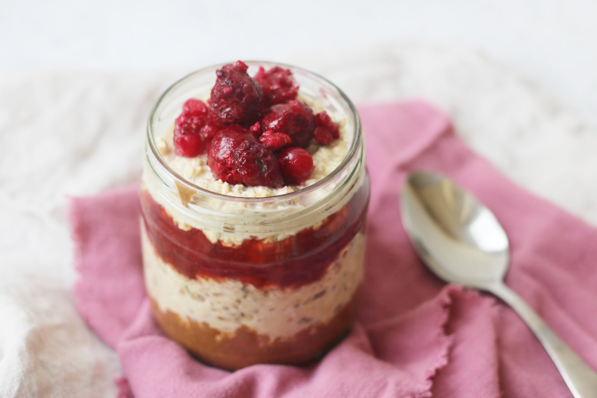 Vegan Cherry and Almond Chia Pudding