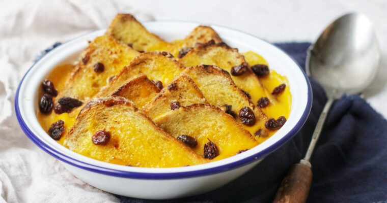 Vegan Bread and Butter Pudding