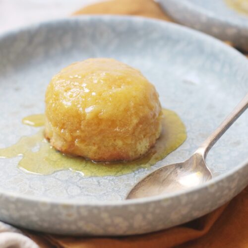 Vegan Golden Syrup Steamed Pudding