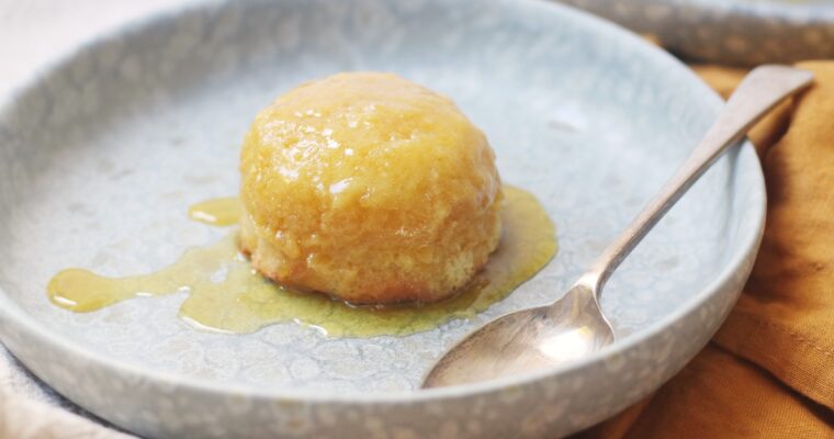 Individual Vegan Golden Syrup Steamed Puddings