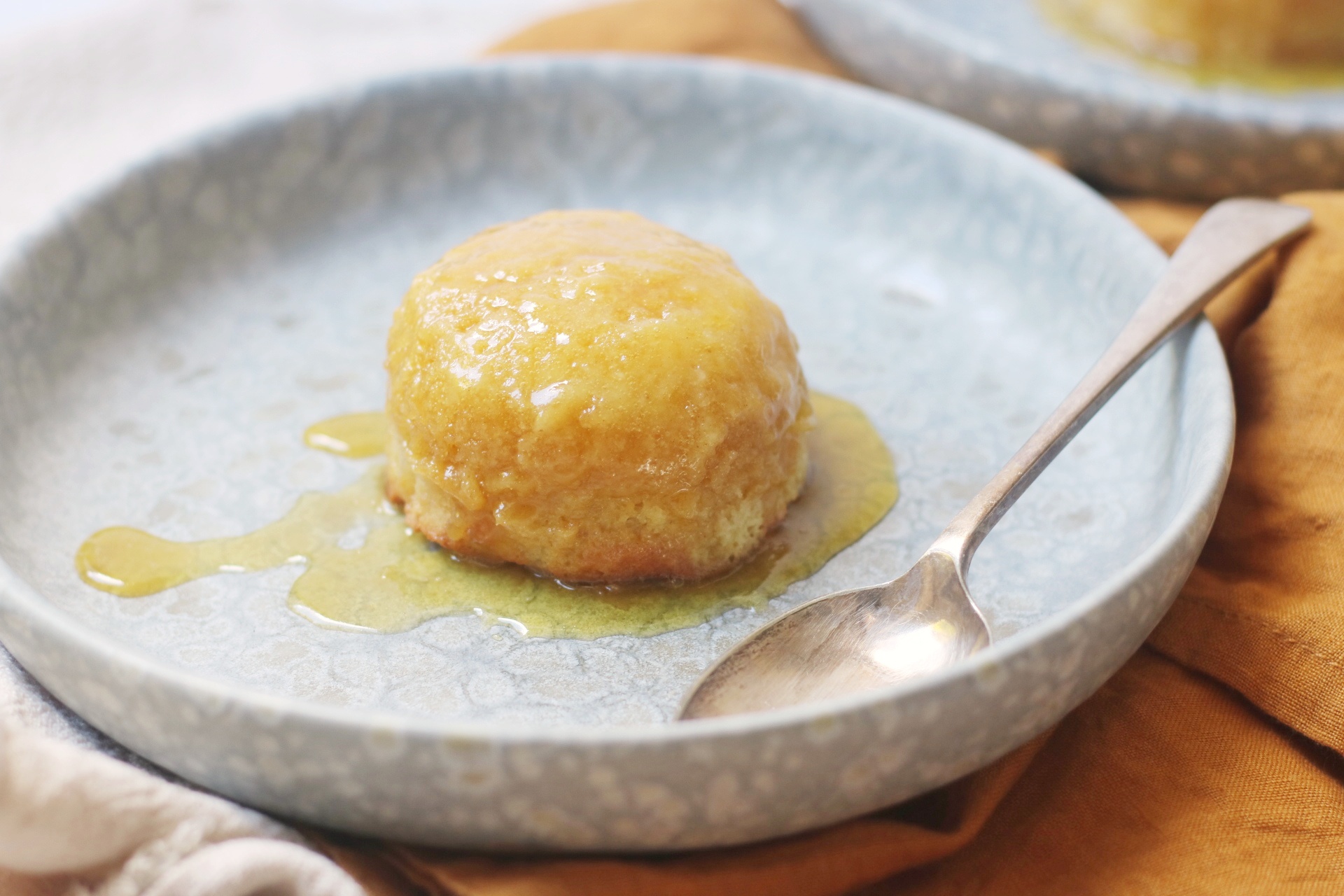 Individual Vegan Golden Syrup Steamed Puddings