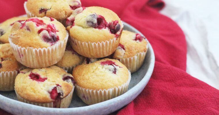 Vegan Cranberry Muffins