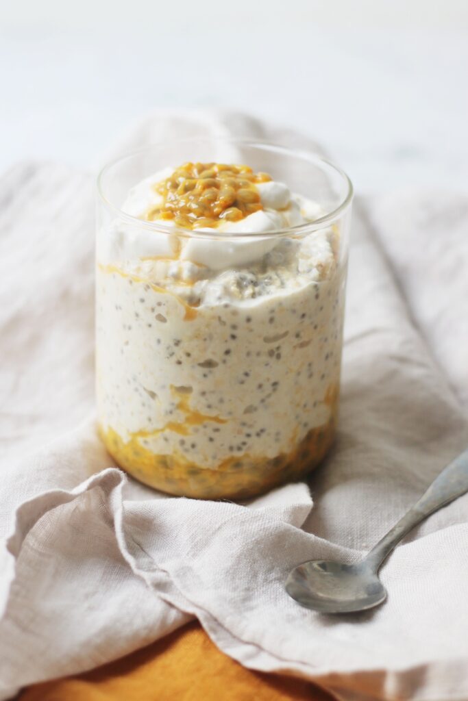 Coconut and Passion Fruit Overnight Oats
