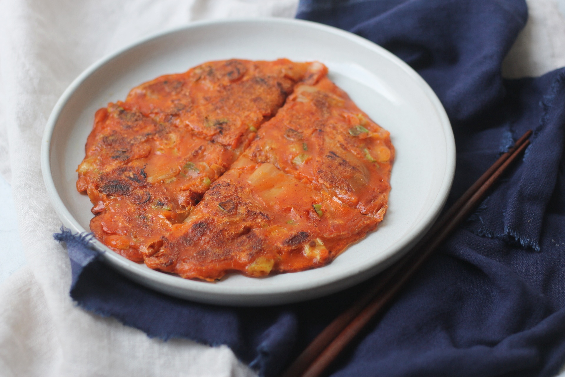 Vegan Kimchi Pancakes
