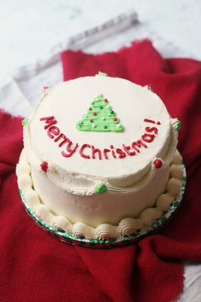 Vegan Light Christmas Fruit Cake