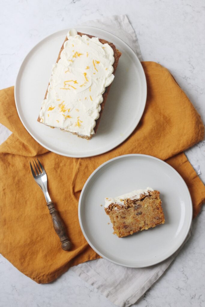 Vegan Carrot Loaf Cake