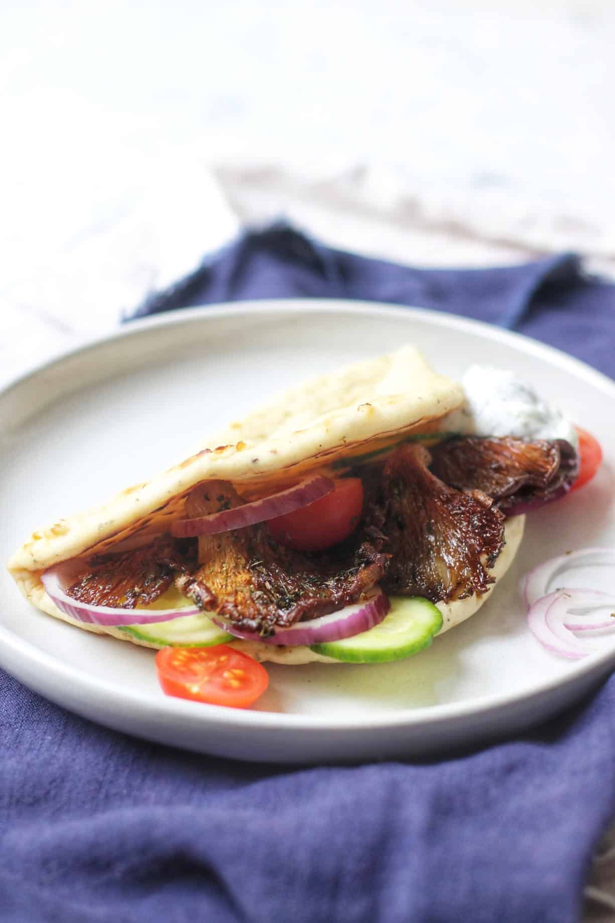 Oyster Mushroom Gyros