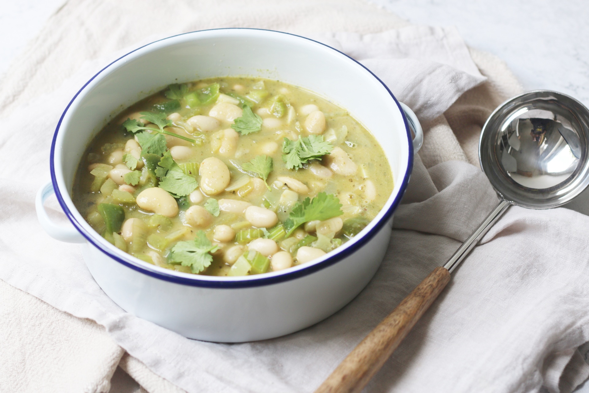 Vegan White Bean Chilli